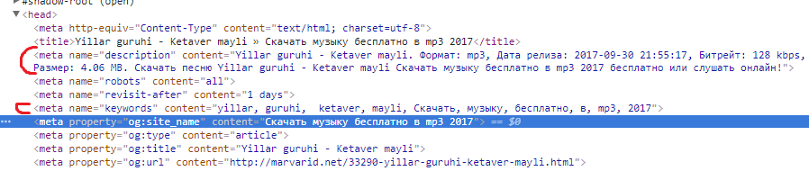 Meta Teg Keywords или Description?