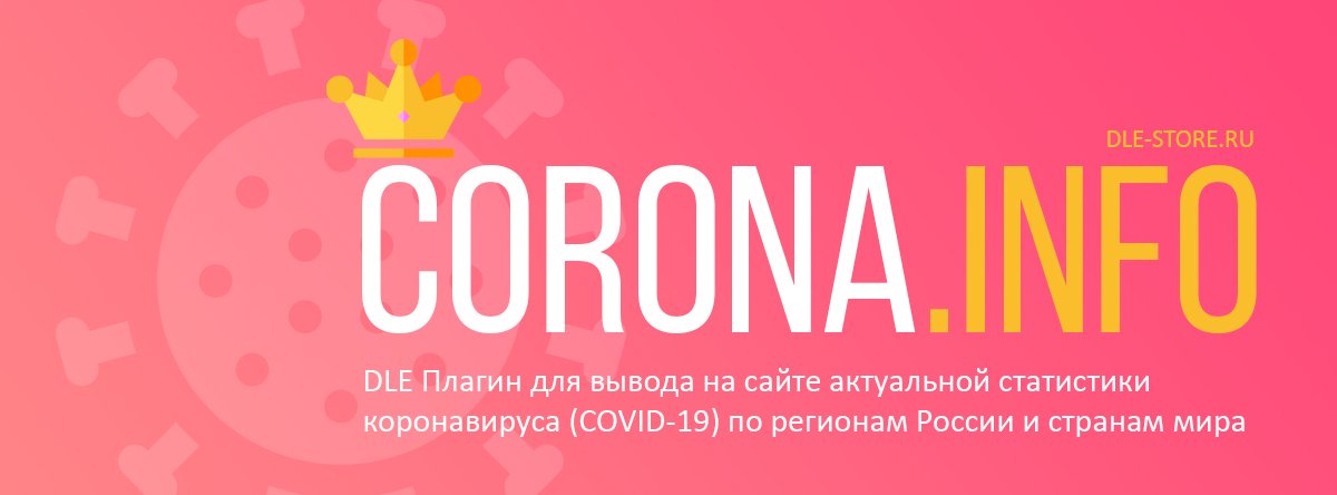 Corona.INFO - Плагин вывода статистики по коронавирусу