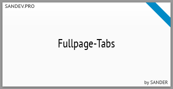 Fullpage-Tabs by Sander